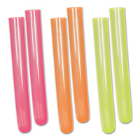 Scientist Party Supplies - Neon Test Tube Shots 6 pack