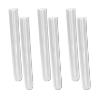 Scientist Party Supplies - Clear Test Tube Shots 6 pack