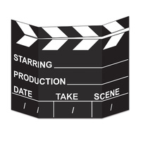  Hollywood Party Supplies - Movie Set Clapboard Photo Prop