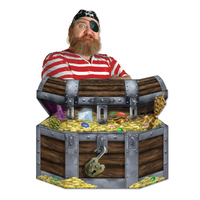 Pirate Party Supplies - Treasure Chest Stand-Up