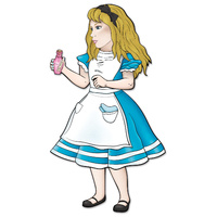 Alice in Wonderland Party Supplies - Jointed Alice Cutout