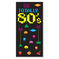 80's Party Supplies - Door Cover