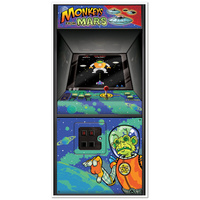 80's Arcade Party Supplies - Door Cover