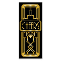 20's Hollywood Gatsby Party Supplies - Door Cover