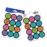Alice In Wonderland Party Supplies - Stickers 2 sheets