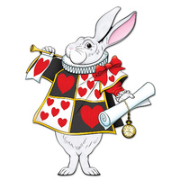Alice in Wonderland Party Supplies - Jointed White Rabbit