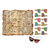 Pirate Party Supplies - Treasure Map Party Game
