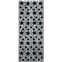 Hollywood Party Supplies - Gleam 'N Curtain Black and Silver