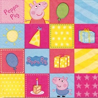 Peppa Pig Party Supplies - Lunch Napkins 16 pack