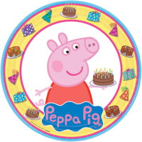 Peppa Pig Party Supplies - Dinner Plates 8 Pack