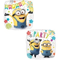Minions Despicable Me Party Supplies 43cm Double Sided Foil Balloon