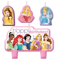 Disney Princess Dream Big Party Supplies - Candles Set 4 Piece