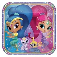 Shimmer and Shine Party Supplies Dinner Plates 8 Pack