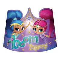 Shimmer and Shine Party Supplies - Tiaras Party Hats 8 Pack