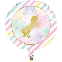 Unicorn Sparkle Party Supplies - 43cm Foil Balloon