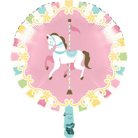 Carousel Party Supplies - 43cm Foil Balloon