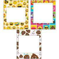 Show Your Emojions Emoji Party Supplies - Photo Frames 3 pack