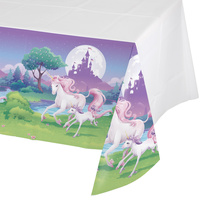 Unicorn Fantasy Party Supplies Plastic Rectangle Tablecover