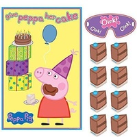 Peppa Pig Party Supplies - Give Peppa Her Cake Pin Game