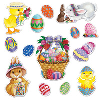 Easter Party Supplies - Cutouts 14 pack