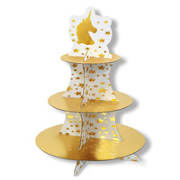 Unicorn Party Supplies - Cupcake 3 Tier Stand