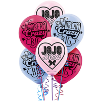 Jojo Siwa Party Supplies Latex Balloons 6 pack