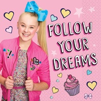 Jojo Siwa Party Supplies Set of 16 Square Party Birthday Lunch Napkins