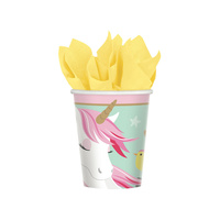 Unicorn Party Supplies Magical Unicorn Cups Paper 8 pack
