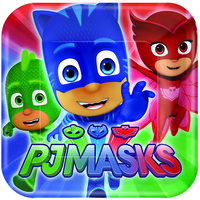 PJ Masks Party Supplies Set of 8 Square Lunch Plates