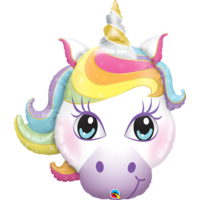 Unicorn Party Supplies - Magical Unicorn Head Foil Balloon 97cm
