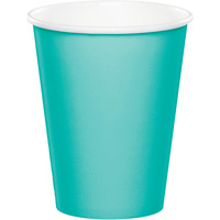 Teal Lagoon Party Supplies Paper Cups x 24 Pack