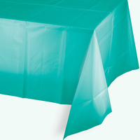 Teal Lagoon Party Supplies Plastic Tablecover 