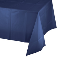 Navy Blue Party Supplies Plastic Tablecover