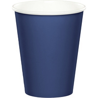 Navy Blue Party Supplies Paper Cups x 24 Pack