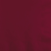 Burgundy Party Supplies Lunch Napkins 50 Pack