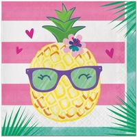 Pineapple N Friends Party Supplies -  Lunch Napkins 16 pack