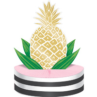 Hawaiian Luau Party Wedding Supplies Pineapple Wedding Foil Centrepiece