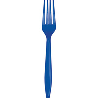 Cobalt Blue Party Supplies Plastic Forks 24 Piece Pack