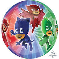 PJ Masks Party Supplies Orbz Round Balloon See-Thru Design