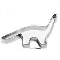 Dinosaur Party Supplies Brontosaurus 18/0 Stainless Steel Cookie Cutter