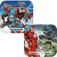 Avengers Party Supplies - 8 PACK Lunch Plates 2 Designs