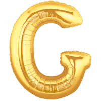 Letter G large Gold Foil Balloon 100cm