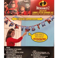 Incredibles 2 Party Supplies Happy Birthday Add An Age Banner