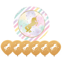 Unicorn Party Supplies - Unicorn Sparkle Balloon Pack No 1
