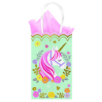 Unicorn Party Supplies Magical Unicorn Treat / Loot Bags 10 Pack