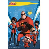 Incredibles 2 Party Supplies - Loot Bags 8 Pack