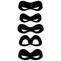 Incredibles 2 Party Supplies - Eye Masks 8 Pack