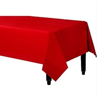 Apple Red Party Supplies Plastic Tablecover