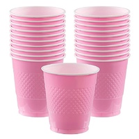 Light Pink Party Supplies  - Light Pink Plastic Cups x 20 Pack