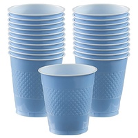 Pastel Blue Party Supplies Set of 20 Plastic Cups